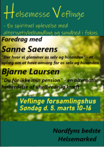 Spirituel sundheds- og helsemesse i Veflinge forsamlingshus @ Veflinge forsamlingshus